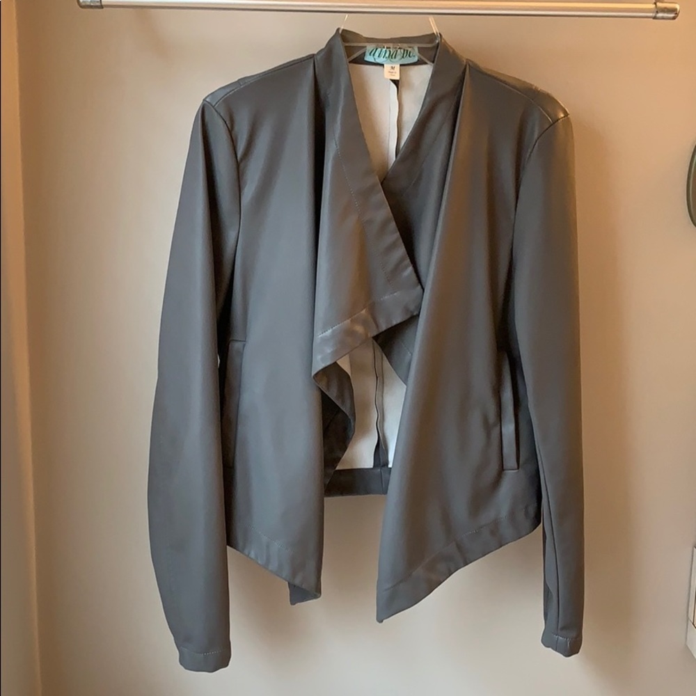 Francesca’s Collections NWOT Faux Leather Jacket